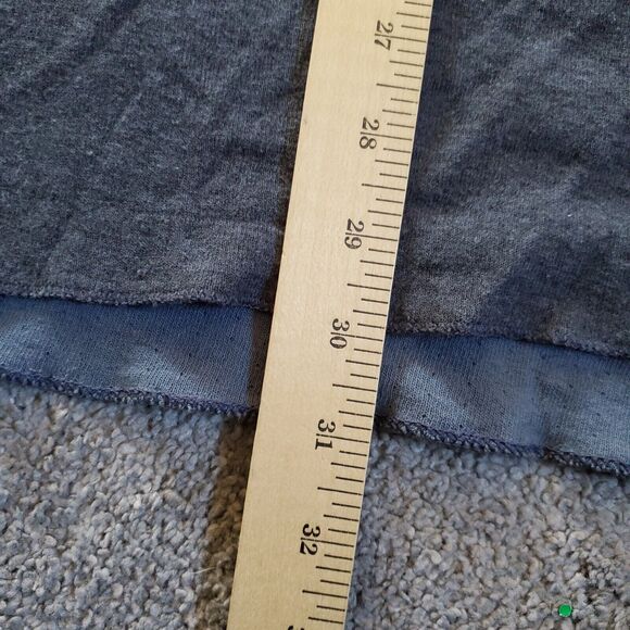 LL Bean Shirt Mens 2XL XXL Blue Gray Lined Wool River Driver Base Layer - Picture 10 of 11